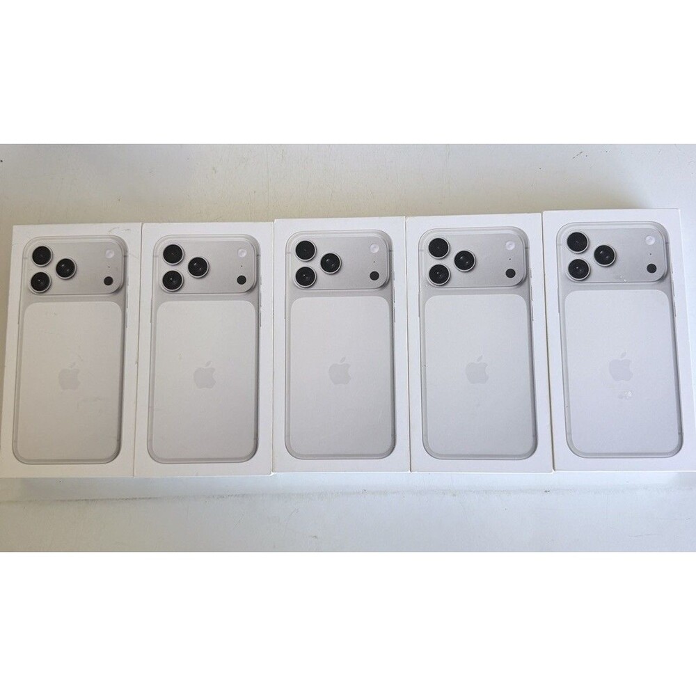 Lot Of 5-EMPTY BOXES OF iPhone 17 Pro Max